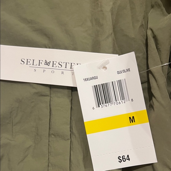 NWT Self Esteem Size Medium Olive Green Zip-Up Jacket - Picture 4 of 7